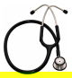 Estetoscopio Coronet Doble Adulto Negro